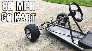 88 MPH DeLorean Kart Build Pt1  Vintage Go Kart Chassis [upl. by Newcomb677]