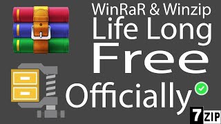 How To Free Download WinRAR amp WinZip  Official Method ✅  7 zip [upl. by Lewison]