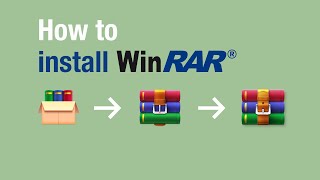 How to install WinRAR on Windows 10  WinRAR Video [upl. by Chisholm562]