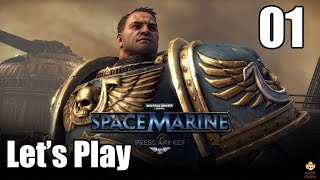 Warhammer 40K Space Marine  Lets Play Part 1 Planetfall [upl. by Umeh905]