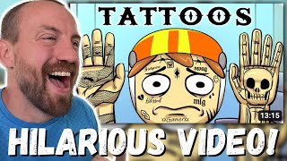 HILARIOUS VIDEO SocksStudios tattoos REACTION [upl. by Ert]