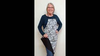 How to Sew a Reversible Double Sided Apron [upl. by Oilla]