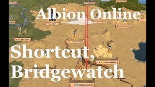 Albion Online  Caerleon to Bridgewatch fast almost safely [upl. by Jestude]