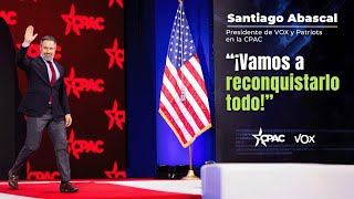 SANTIAGO ABASCAL discurso CPAC 2025 en Washington [upl. by Atinwahs]