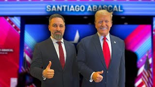 Donald Trump greets Santiago Abascal at CPAC Washington [upl. by Ehrman2]