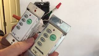 How To Install and Wire Ceiling Fan Remote Control Switches [upl. by Edivad]