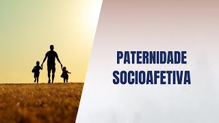 Paternidade socioafetiva [upl. by Amre]