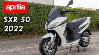 Aprilia SXR 50 2022 Walkaround All Details [upl. by Lubet132]