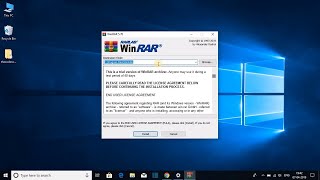 How to Install WinRAR on Windows 10 [upl. by Ainel]