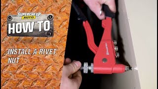 How to  Install A Rivet Nut  Nut Sert  ToolPRO Rivet Nut Tool [upl. by Strickland]