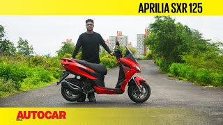 Aprilia SXR 125  The smarter SXR  Review  Autocar India [upl. by Merill]