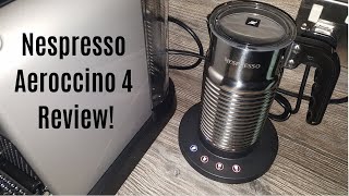 Nespresso Aeroccino 4 Milk Frother Review  Worth upgrading from the Aeroccino 3 [upl. by Wallford]