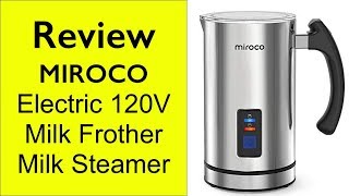 Review Miroco Milk Frother  How to make froth milk at home [upl. by Nemrac]