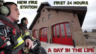 First 24 Hours in a New Fire Station  A Day in the Life [upl. by Nerac691]