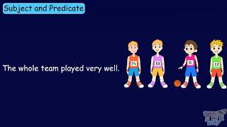 Subject and Predicate For Kids  English  Grade 2 amp 3  Tutway [upl. by Merci]