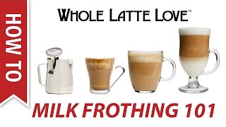 Milk Frothing for Beginners [upl. by Burck423]