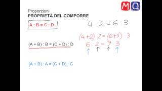 Proporzioni proprietà del comporre [upl. by Aisela111]