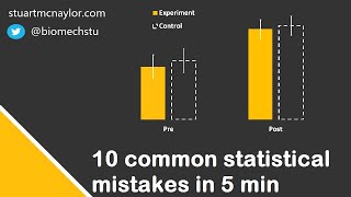 Ten Statistical Mistakes in 5 Min [upl. by Nwahsyd648]