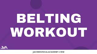 Daily Belting Exercises For Singers [upl. by Gasper]