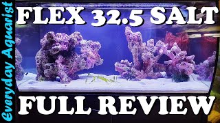 FLUVAL FLEX 123L 325G SALTWATER Marine Aquarium FULL REVIEW [upl. by Oler863]