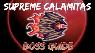 How to Beat Supreme Calamitas Terraria Calamity Mod Boss Guide Tutorial  SCal Tips amp Tricks [upl. by Aldis]