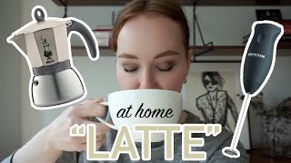 HOW TO MAKE A quotLATTEquot AT HOME moka pot  frother [upl. by Wanonah]