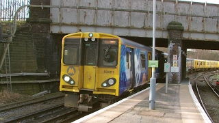 Half an Hour at 216  Birkenhead North Station 1022017  Class 507 508 terminus [upl. by Llewen]