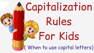 Capitalization Rules When to use capital letters ENGLISH GRAMMAR [upl. by Jena]