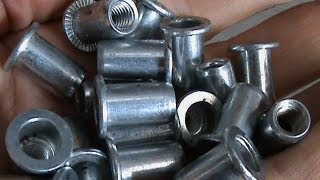 HOW TO INSTALL NUTSERT INSERT threaded insert demo fasteners australia [upl. by Ogata]