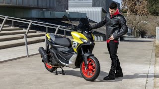 Aprilia SR GT  Your City Gets Sporty [upl. by Airdnek775]