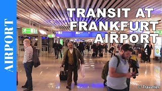 TRANSIT WALK AT FRANKFURT Airport FRA Terminal 1  Connection Flight Transfer Arriving amp Departing [upl. by Barker32]