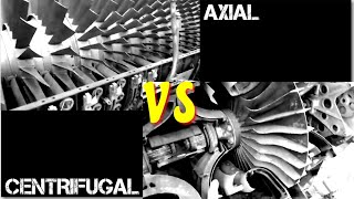 CENTRIFUGAL vs AXIAL Compressors on Jet Engines [upl. by Zena]