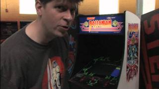 Classic Game Room  BOSCONIAN arcade video game review [upl. by Annairdua379]