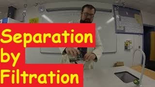 Separating Mixtures by Filtration [upl. by Nagem240]