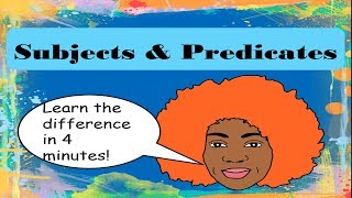 SUBJECTS AND PREDICATES [upl. by Lozar479]