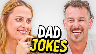 Dad Jokes  Dont laugh Challenge  Tim Vs Kat  Raise Your Spirits [upl. by Essy]